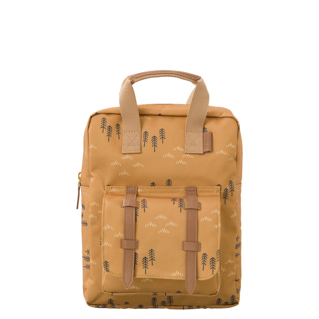 Backpack Small Woods spruce yellow Fresk