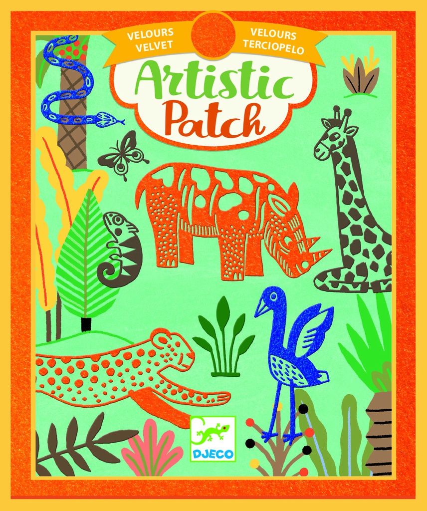 Artistic Patch Velvet - Wilderness Design by by Djeco