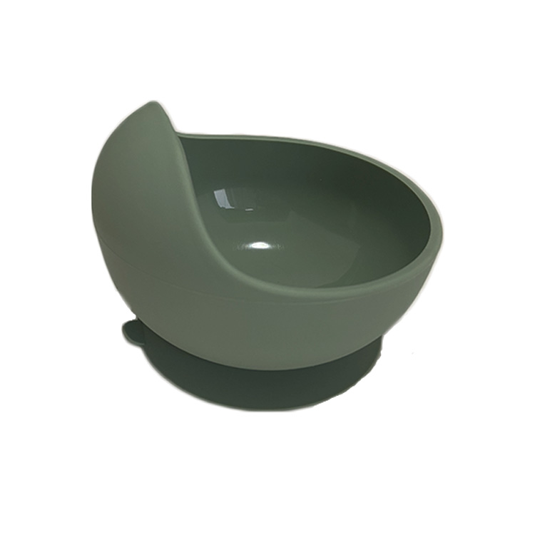 Bowl silicona con ventosa verde sage Storki