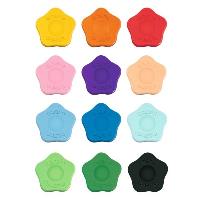 12 flower crayons for toddlers Design by Djeco