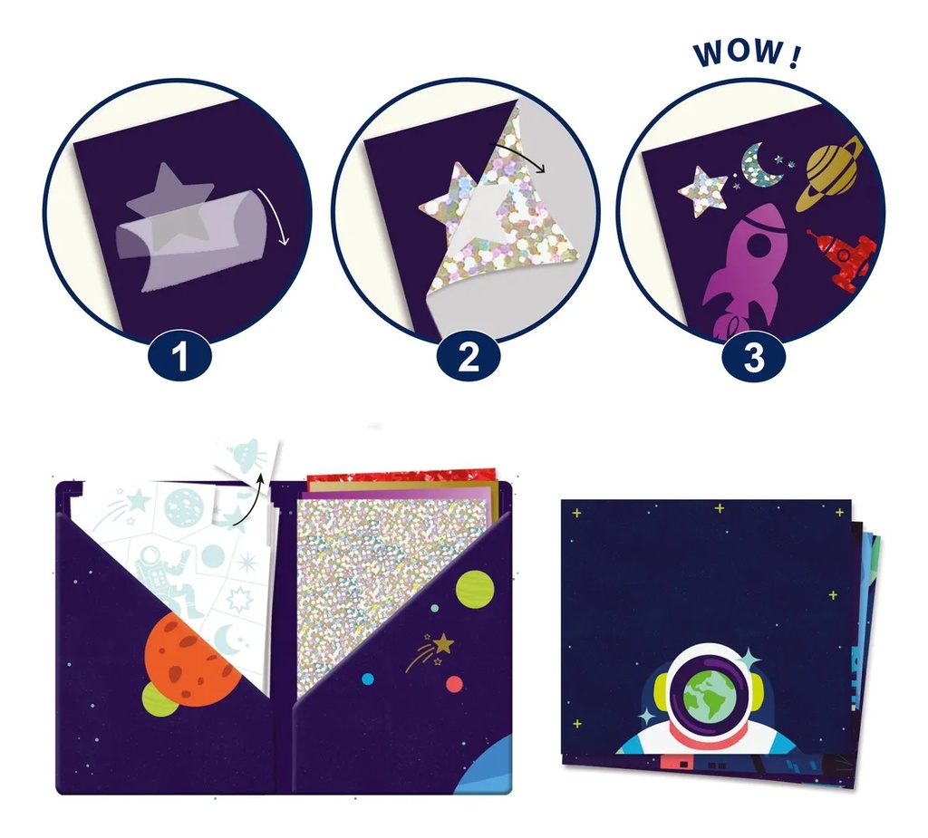 Artistic Patch Metal - Cosmos Design By By Djeco