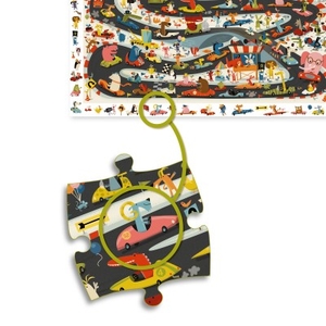 Car Rally 54 pcs Djeco