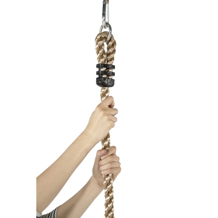 Gibbon® Wooden Swing Set Plum