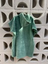 Poncho Beige/Verde 0-1Y Peekaboo