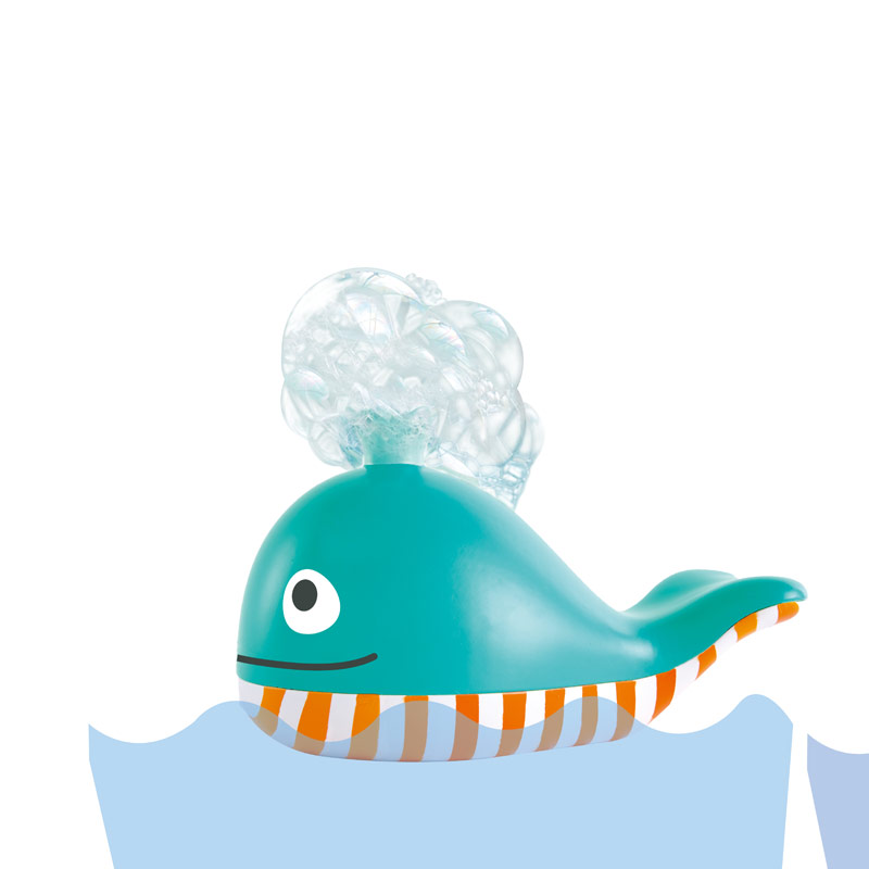 Ballena lanza burbujas Hape