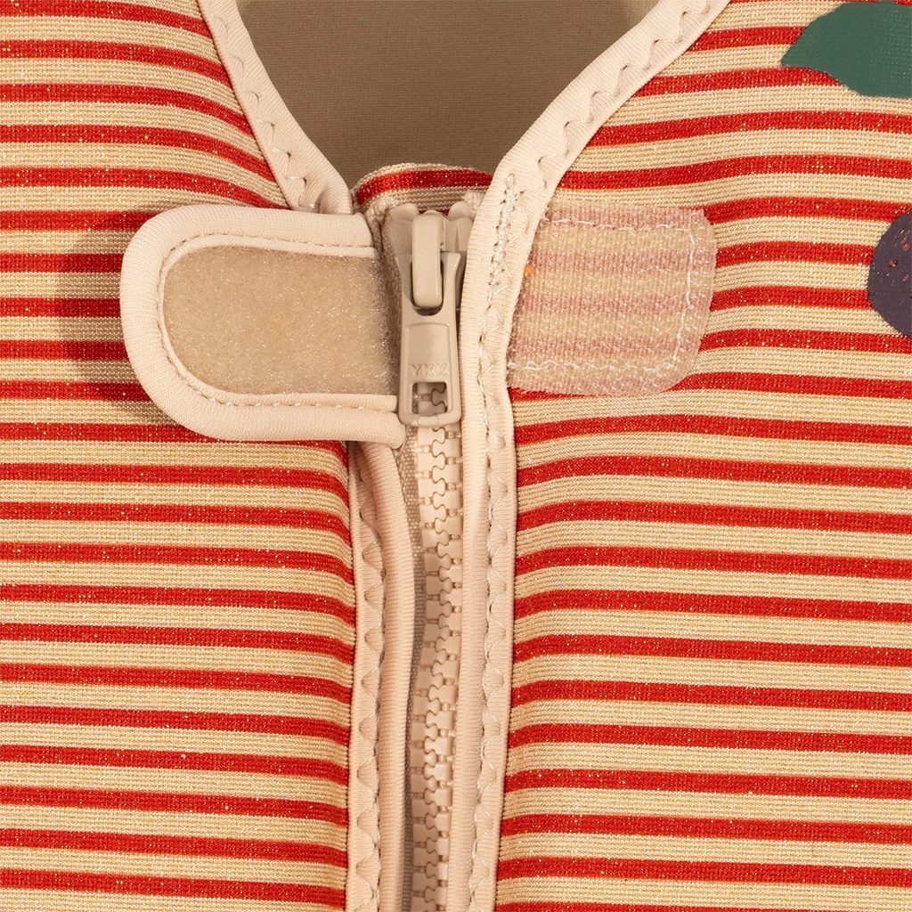 Neoprene Glitter Swim Vest Glitter Stripe 2-3Y Konges Slojd
