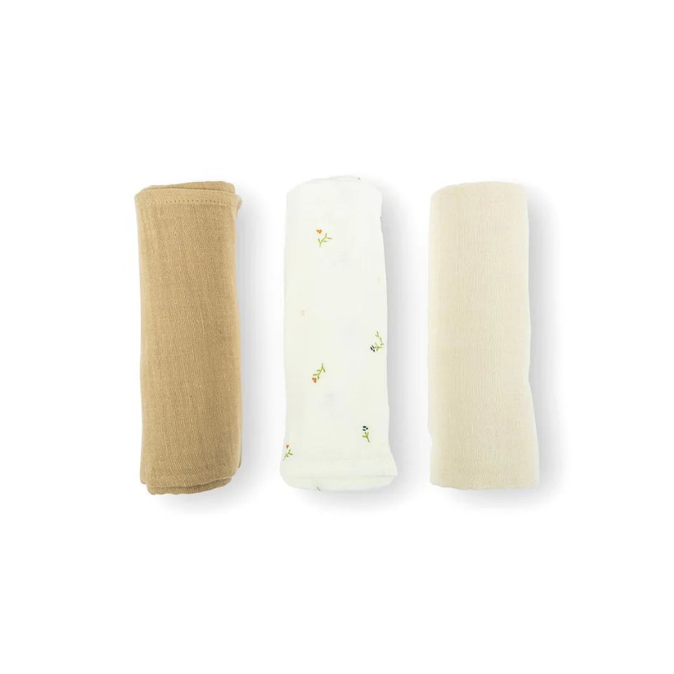 Pack x 3 Sabanitas Muselinas Lovely Sweety Cream