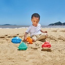 Set 4 moldes vehiculos playa Hape