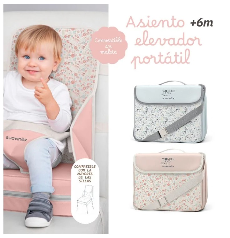 Alzador Portatil Wonder Rosa Suavinex