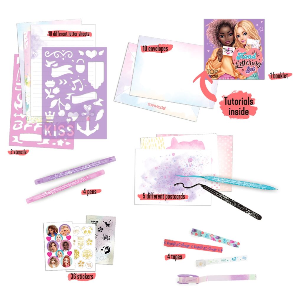 Hand Lettering Set Top Model