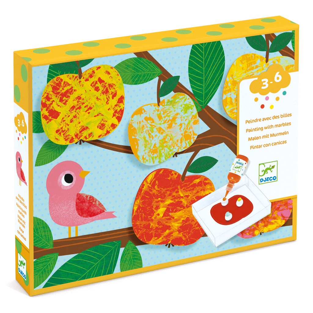 Painting with marbles Design By Djeco