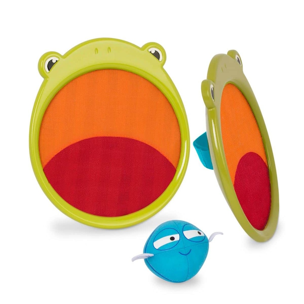 Set De Paletas De Rana Con Velcro B.Toys