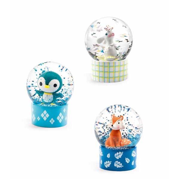 Snowglobes (Zorro, Pingüino o Conejo) Little Big Room By Dje