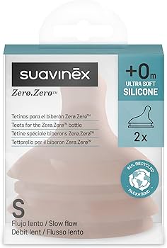 Pack Tetinas Zero Flujo S (Poco) - Medium Suavinex