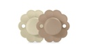 Chupete Fisio 0-6M - Redondo Wonder Beige / Marrón Suavinex
