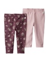 Pack 2 Pant Acanalados Alg Org Little Planet6M Carters