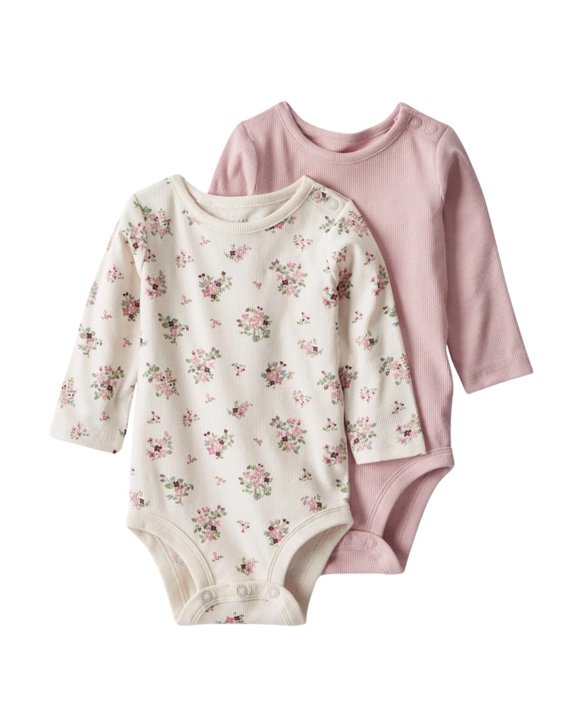 Pack 2 Bodies Ml Algodón Org Little Planet9M Carters