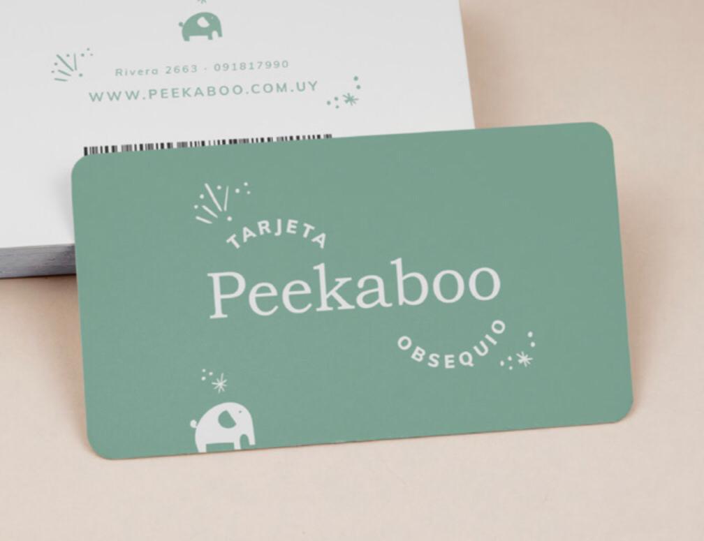Tarjeta Regalo Valor $2500 Peekaboo
