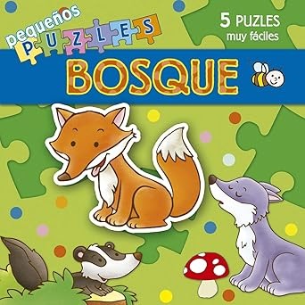 Libro Pequeño Puzzles Bosque Picarona