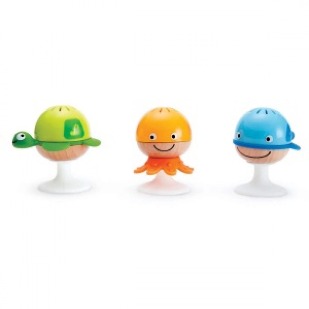 Set 3 Sonajeros C/ Ventosas Hape