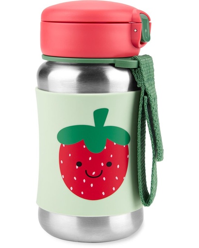 [195861224198] Botella de acero inoxidable frutilla Skip Hop