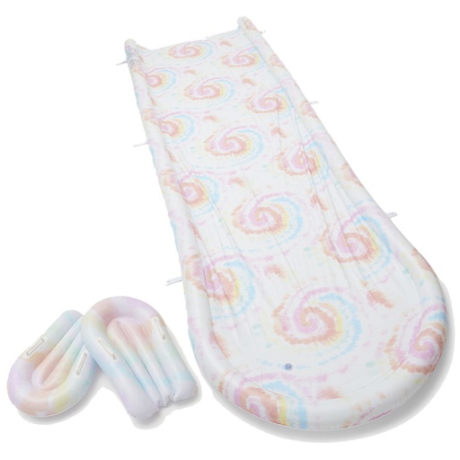 [9339296065938] Slip, Slide And Body Board Set Tie Dye Multi Sunnylife