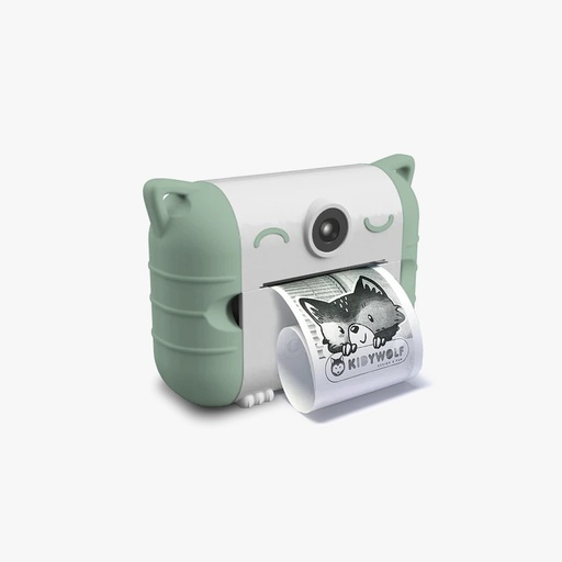[KIDYPRINT-GR] Cámara con impresión térmica Kidyprint - Verde Kidywolf