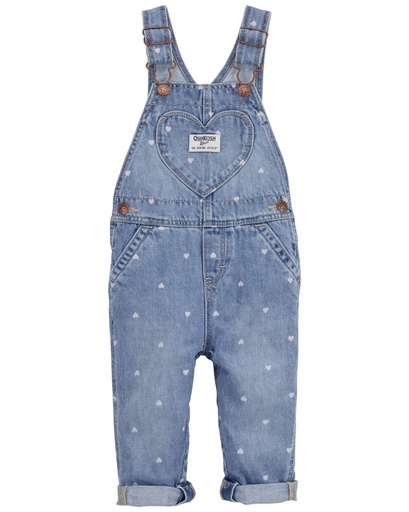 [195862179602] Enterito Jean Corazones 24M Oshkosh