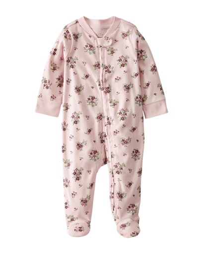 [195862612994] Pijama 1Pc C/Pie Floral Alg Org Little Planet9M Carters
