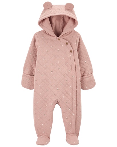 [195862696550] Astronauta Capitoneado Floral 3M Carters