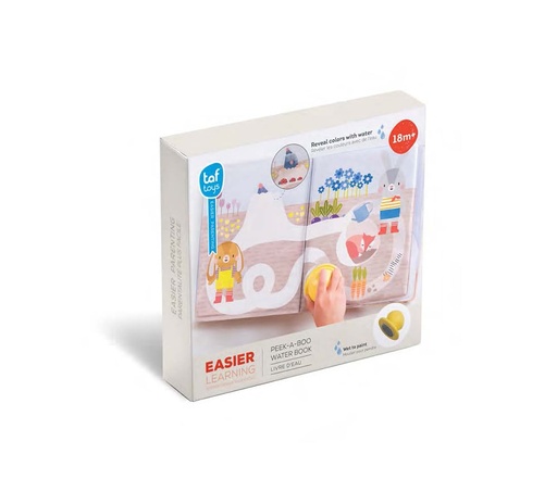 [605566134659] Libro de Agua Peek-A-Boo Taf Toys