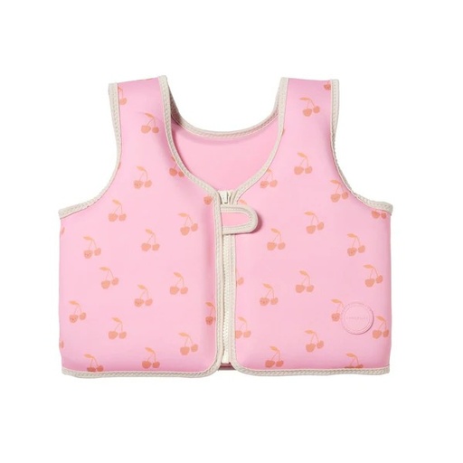 [9339296069639] Chaleco Flotador 3-6Y Cotton Candy Cherry Sunnylife