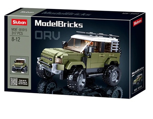 [6938242958855] Model Bricks Jeep 317 pcs Sluban