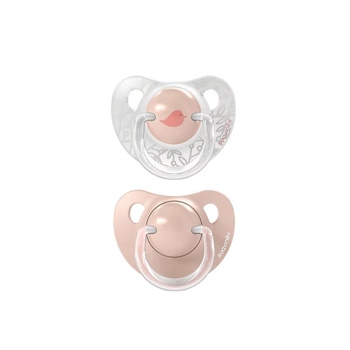 [8426420904438] Chupete Anat. 0-6M Sx Pro - Birdies Rosa Suavinex