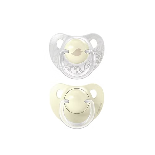 [8426420904544] Chupete Anat. +18M Sx Pro - Birdies Crema Suavinex