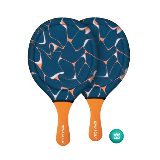 [195C06-NA] Beach Paddle Set - Naranja/Azul Waboba
