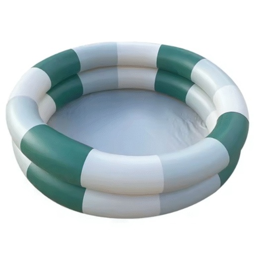 [HOPP82] Piscina inflable 90cm rayas verde y blanca Hopping