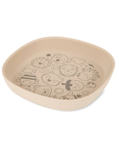 [197233489808] Plato de Silicona Beige Skip Hop