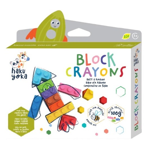 [6920773330873] Crayones en Bloques Nave Espacial Haku Yoka