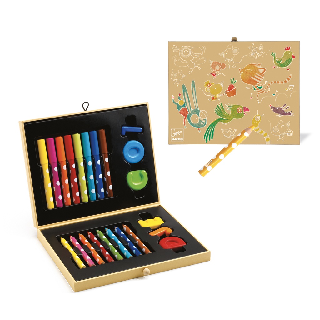 Box of colours for toddlers Design by by Djeco