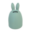 Alcancia verde conejo Hopping