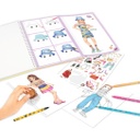 Libro de Colorear con Set de Colores Top Model