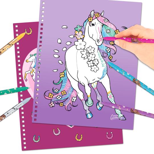 Miss Melody Crea tus Caballos Glitter Depesche