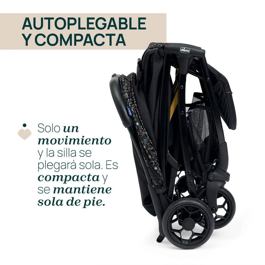 Glee Stroller Playful Black Chicco
