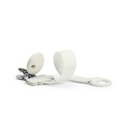Pacifier Clip Wood Vanilla White Elodie