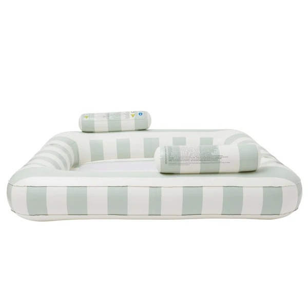 Colchoneta Hamaca Flotante Doble - Soft Olive Sunnylife