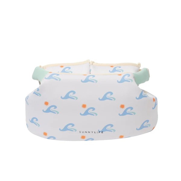 Floatie Jacket 3-6 Sid The Seagull Blue Wave Sunnylife