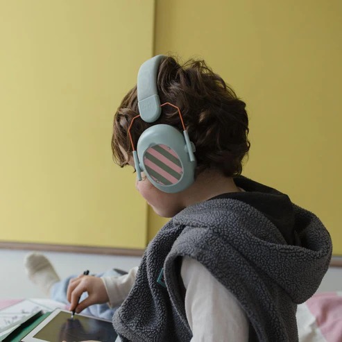 Kidynoise Noise Cancling Headphones Blue Kidywolf