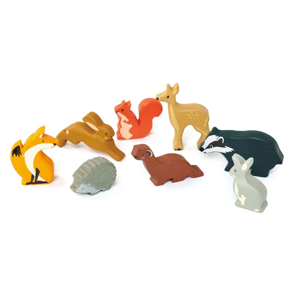 Woodlands animals con display Tender Leaf