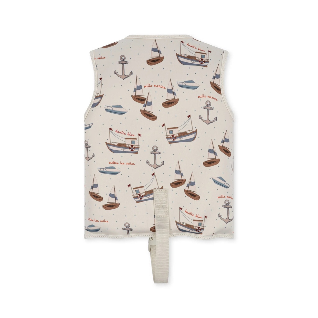 Neoprene Swim Vest Sail Away 2-3Y Konges Slojd